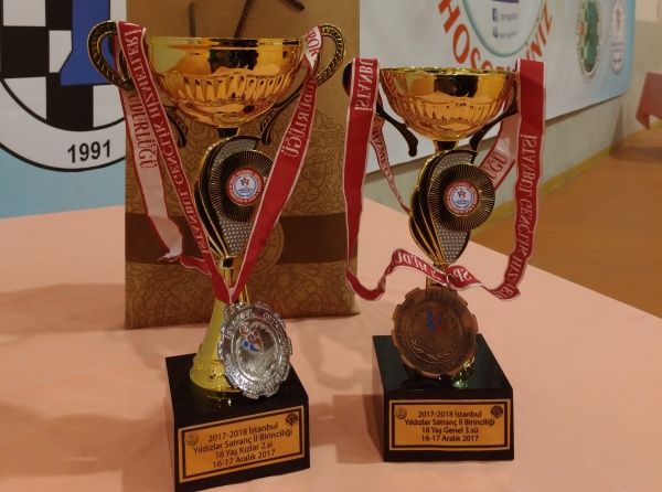 İstanbul Yıldızlar Satranç Turnuvasında İki Kupa !!